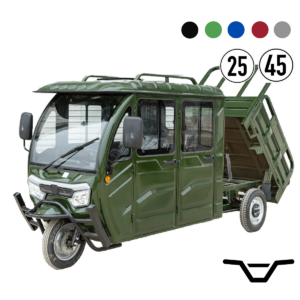 E-LASTENDREIRAD CARGO VOLT DUO 25-45 KM/H 3.0kW