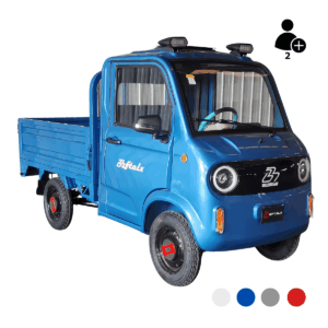 E-Lastenvierrad Pickup YB-SLU01 mit neigbarer Pritsche und zwei Sitzplätzen