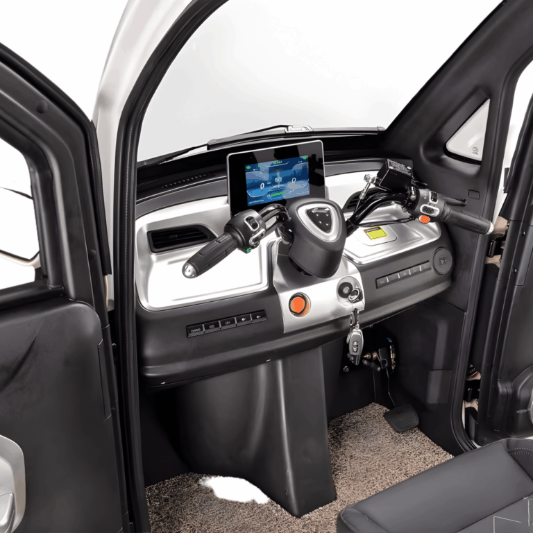 QH-T – Elektro-Kabinenroller 3-Rad 25 km/h | Führerscheinfrei | 2 Sitze ...