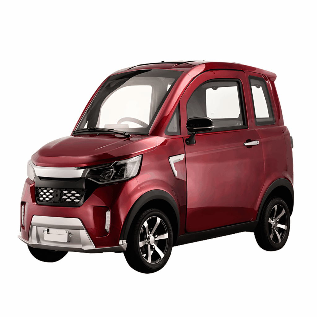 QH-Q – Elektro-Kabinenroller 4-Rad 45 km/h | 2 Sitze | Rückfahrkamera ...